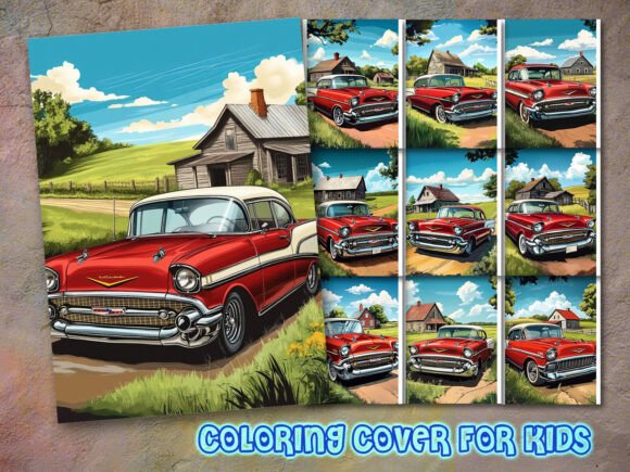 Download Car Coloring Book Cover Design - Book cover Collection