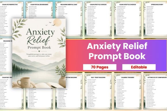 Download Anxiety Relief Prompt Book - Premium Resources