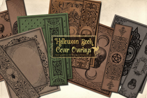 Download Halloween Book Cover Overlays - Book cover Collection