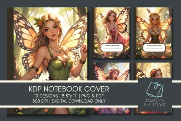 Download Fairy Goddess KDP Notebook Cover - Book cover Collection