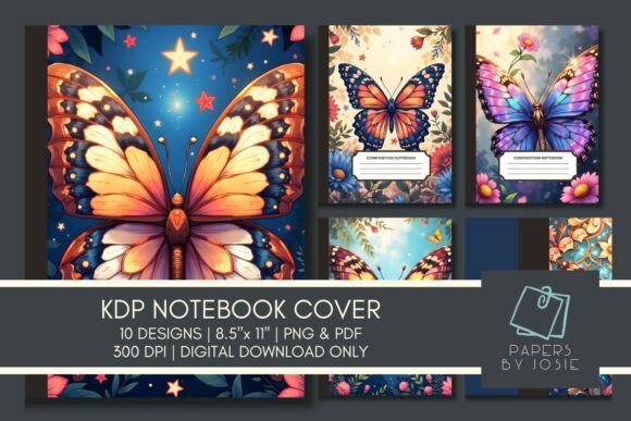 Download Butterly KDP Notebook Cover - Book cover Collection
